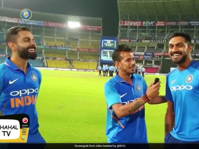 Yuzvendra Chahal Interviews Virat Kohli and Vijay Shankar After team indias win Yuzvendra Chahal Interviews Virat Kohli and Vijay Shankar After team indias win