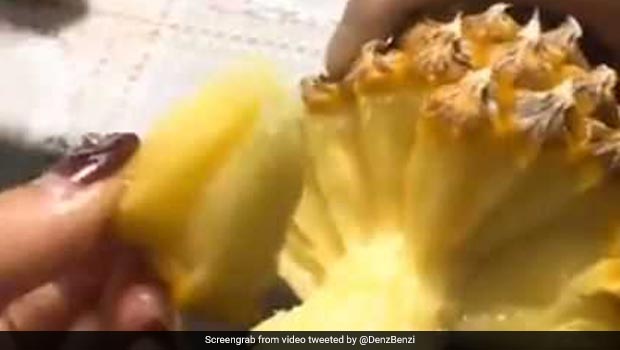 Viral Video Shows Shockingly Easy Way Of Eating Pineapple: 3 More Fruits You've Been Eating Wrong