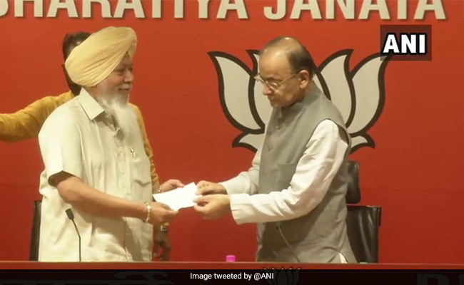 Suspended AAP Lawmaker Harinder Singh Khalsa Joins BJP