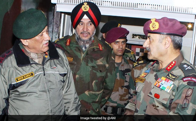 Army Chief Reviews Situation Along Line Of Control In Jammu Region