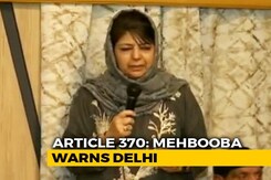 "Ties With J&K Will Be Over If Article 370 Scrapped", Says Mehbooba Mufti "Ties With J&K Will Be Over If Article 370 Scrapped", Says Mehbooba Mufti