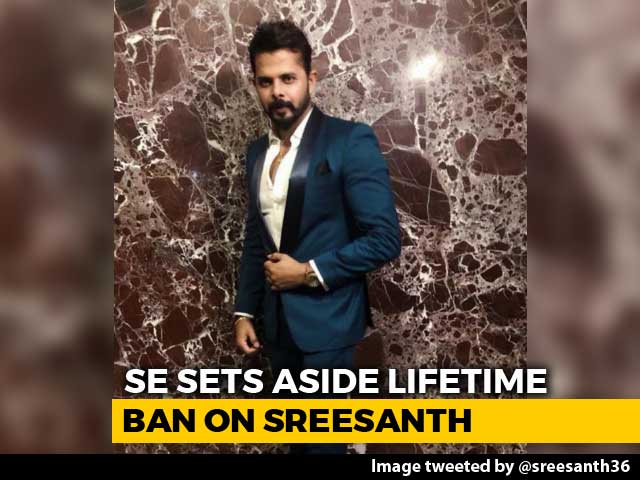 "Huge Lifeline": Sreesanth After Top Court Ends Life Ban By Cricket Board