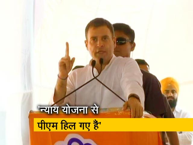 हरियाणा के यमुनानगर में राहुल गांधी का रोड-शो...