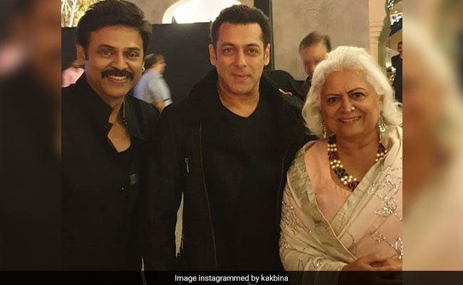 Salman Khan Attends Venkatesh Daggubati's Daughter Aashritha's Wedding In Jaipur. Pics Here