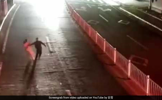 Video: Drunk Man Hit By Van After Standing On Busy Road To 'Test' Wife's Love