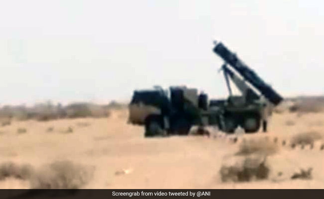 India Successfully Test-Fires Guided Rocket System "Pinaka"