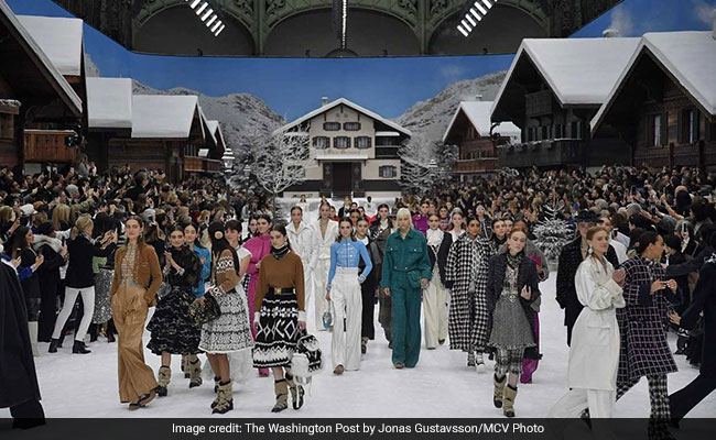 Chanel Says Goodbye To Karl Lagerfeld In Stunning Winter Wonderland