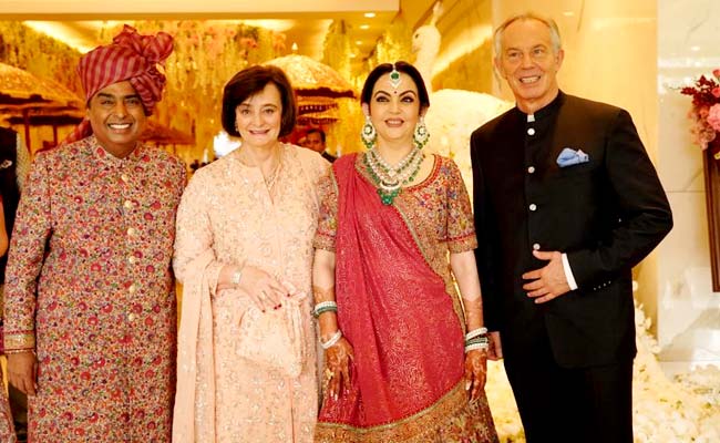 At Akash Ambani-Shloka Mehta Wedding, Sundar Pichai, Tony Blair Among International Guests