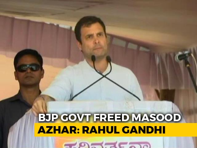 Rahul Gandhi Asks PM To Tell Nation Who Released Masood Azhar From Jail
