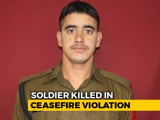 Soldier Killed In Pak Shelling In Jammu And Kashmir's Rajouri