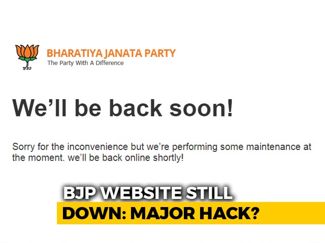 "Happy To Help," Sneers Congress As BJP Website Remains Down