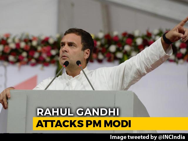 "PM Modi Can't Let Go Of His PR Exercise Even For 5 Minutes": Rahul Gandhi