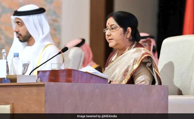 Sushma Swaraj Holds Talks With Bangladesh, Maldives In Abu Dhabi