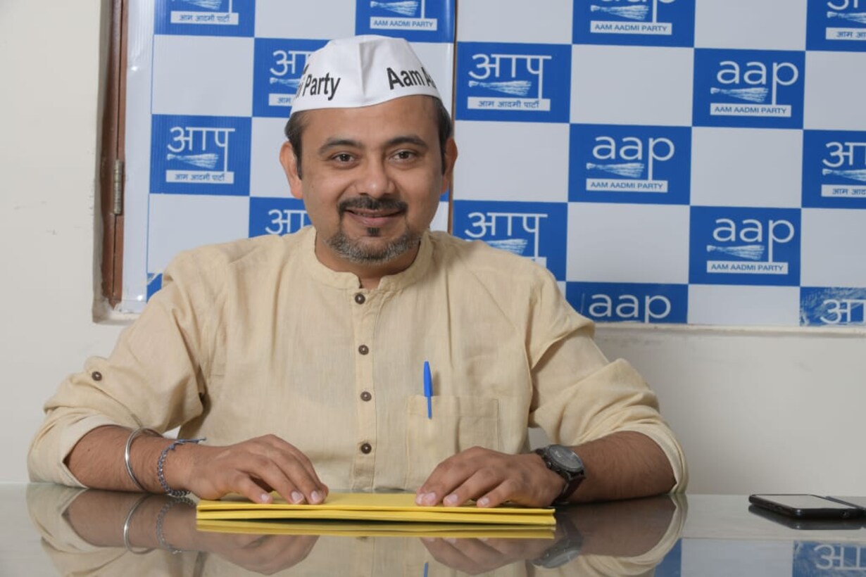 Dilip Pandey Appointed Aam Aadmi Party's Chief Whip In Delhi Assembly