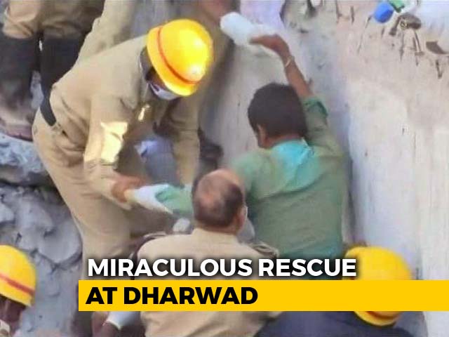 Karnataka Man Pulled Out After 62 Hours Under Rubble. See Miracle Rescue
