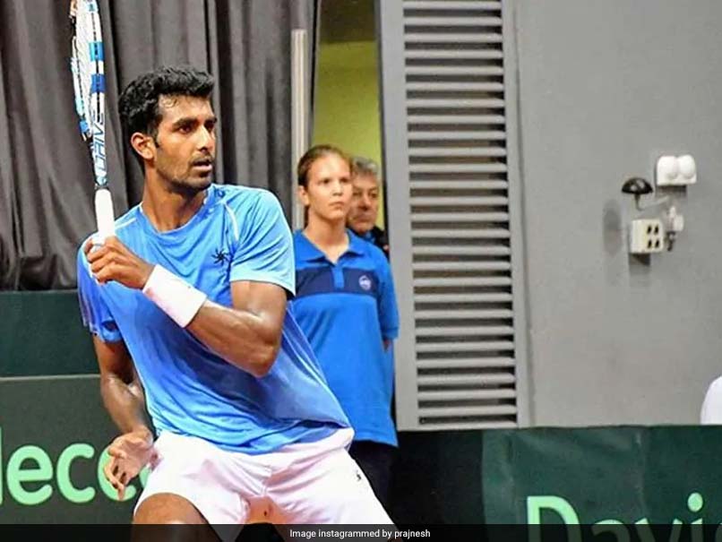 Indias Prajnesh Gunneswaran Jumps To Career-High Ranking Of 84 Indias Prajnesh Gunneswaran Jumps To Career-High Ranking Of 84