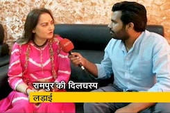 आज़म ख़ान के खिलाफ चुनावी रण में जया प्रदा आज़म ख़ान के खिलाफ चुनावी रण में जया प्रदा
