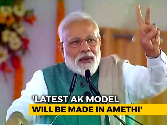 AK-203 Rifles, "Made-In-Amethi", Because Of Us, Says PM Modi