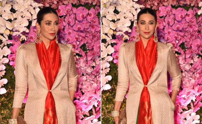 Like Karisma Kapoor At Ambani Wedding, Add A Chic Jacket To Your Indian Wear