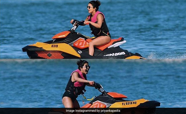 समुद्र की लहरों को देखने के बाद खुद को काबू नहीं कर पाईं प्रियंका चोपड़ा, निक को अकेला छोड़ कर डाला यह काम