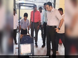 Telangana Boy, 13, Invents Paddy-Filling Machine To Ease His Mother's Job Telangana Boy, 13, Invents Paddy-Filling Machine To Ease His Mother's Job