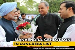 In Congress's Latest List, Ashok Gehlot And Jaswant Singh's Sons In Congress's Latest List, Ashok Gehlot And Jaswant Singh's Sons