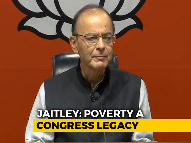 "Bluff Announcement": Arun Jaitley Shreds Congress Minimum Income Plan