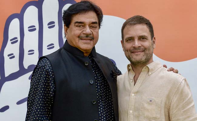 "Painfully" Leaving BJP, Says Shatrughan Sinha After Meeting Rahul Gandhi