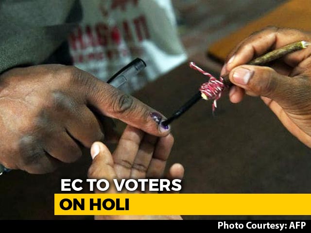 Don't Forget "Maha Tyohar": Poll Body Greets Voters With Message On Holi