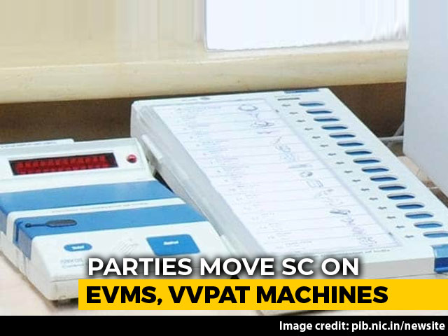 21 Opposition Parties Move Top Court On Voting Machines, Hearing Tomorrow