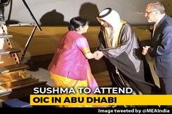 Sushma Swaraj Arrives In Abu Dhabi To Attend Islamic Nations' Conclave Sushma Swaraj Arrives In Abu Dhabi To Attend Islamic Nations' Conclave
