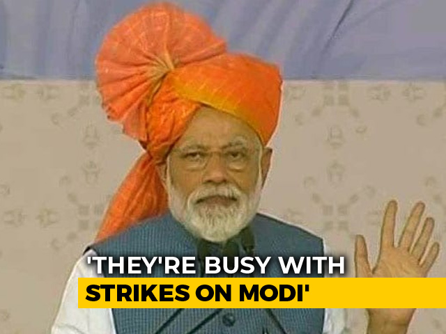 "They're Busy With Strikes On Modi": PM's Jibe At Opposition Over Balakot