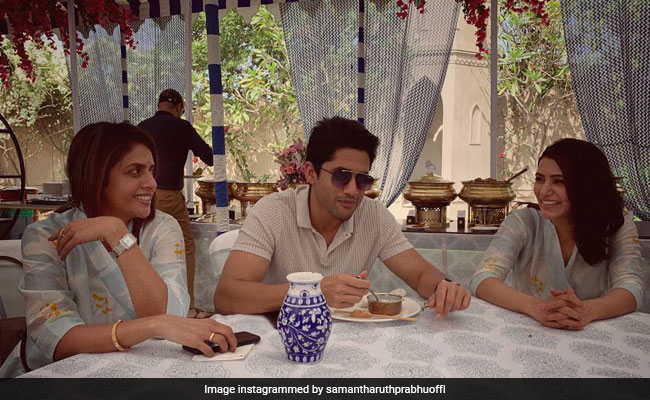 Samantha Ruth Prabhu Spotted Accidentally Twinning With Mom-In-Law At Venkatesh's Daughter's Wedding