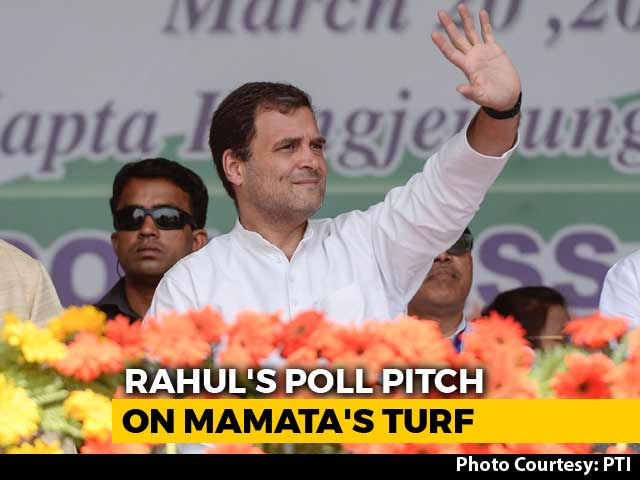 Rahul Gandhi To Address Rally In West Bengal Today