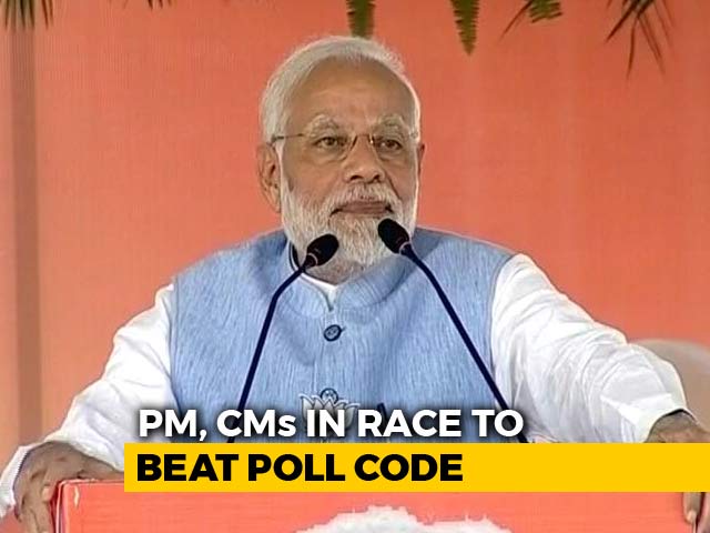 PM, Ministers Tick Off Inaugurations One After Another Ahead Of Polls