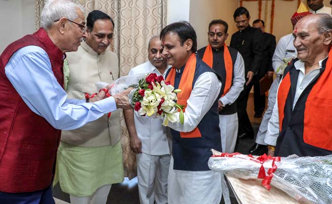 Gujarat Congress Lawmaker Made A Minister Hours After Joining BJP