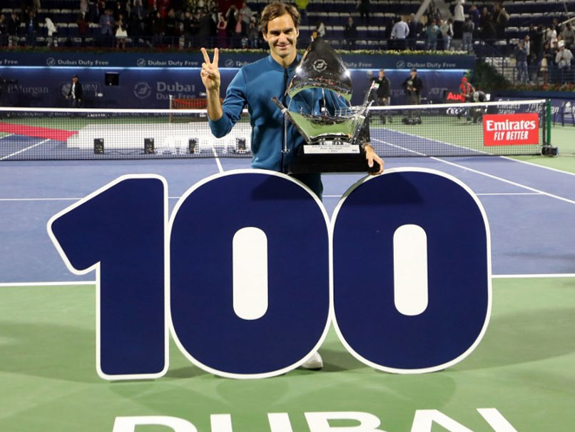 Roger Federer Wins "Special" 100th Title By Beating Stefanos Tsitsipas At Dubai Championships