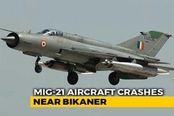 Air Force's MiG Fighter Crashes In Rajasthan's Bikaner, Pilot Ejects Air Force's MiG Fighter Crashes In Rajasthan's Bikaner, Pilot Ejects