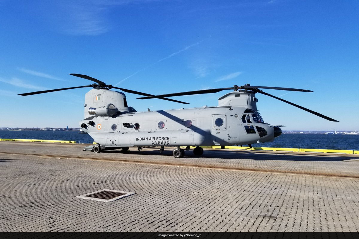Chinook Choppers Inducted. "A Game Changer," Says The Air Chief