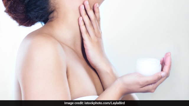 Discolored neck can be due to the UV rays of the sun as well