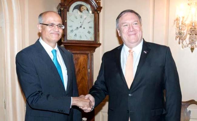 Foreign Secretary, Mike Pompeo Meet, Say Pak Must Dismantle Terror Groups
