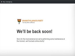 BJP Website Down For The Third Day, May Be Back Up By Tomorrow BJP Website Down For The Third Day, May Be Back Up By Tomorrow