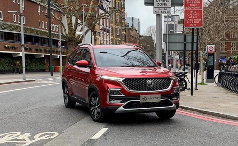 India-Bound MG Hector Spotted In London; SUV Fully Uncovered
