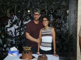 Aamir Khan Celebrates 54th Birthday With Wife Kiran Rao And Media. See Pics Aamir Khan Celebrates 54th Birthday With Wife Kiran Rao And Media. See Pics
