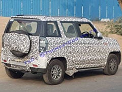 Mahindra TUV300 Facelift Spotted Testing