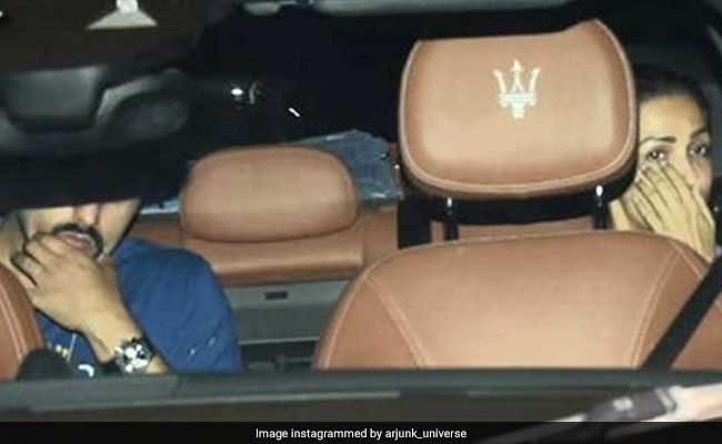 Spotted: Malaika Arora And Arjun Kapoor Twinning In Blue