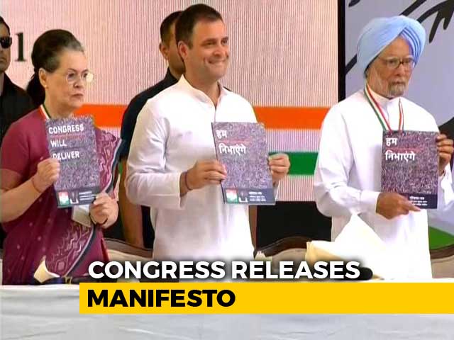 Congress Manifesto Reflects "Voice Of The People", Says Rahul Gandhi
