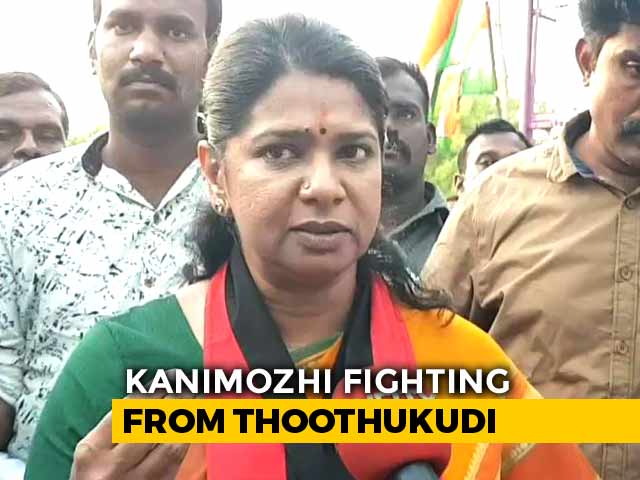 On Her Campaign Trail, DMK's Kanimozhi Calls BJP Government "Anti-National"