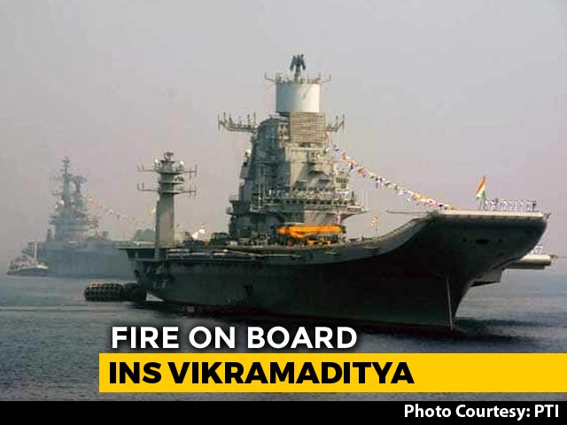 Naval Officer Dies In Fire Onboard INS Vikramaditya In Karnataka