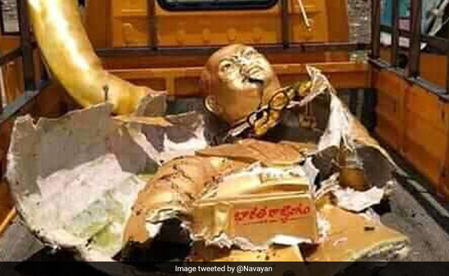 2 Arrested After Damaged Ambedkar Statue Found In Garbage Truck